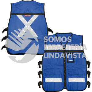 USCH42 CHALECO DE SEGURIDAD TIPO SUPERVISOR ABIERTO CON REFLEJANTE AZUL G URREA