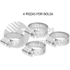 10021 M-4B BOLSA CON 4 ABRAZADERAS 4 DE ACERO INOXIDABLE TRUPER