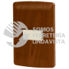 49923 PA-APSE-IM PLACA ARMADA 1 INTERRUPTOR SENCILLO MADERA LINEA ITALIANA VOLTECK