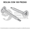 44646 PIBR-3/4C BOLSA CON 100 PIJAS CABEZA CRUZ PUNTA DE BROCA 3/4" FIERO