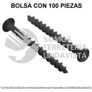 48703 PIJ-12102 BOLSA CON 100 PIJAS #12 X 4" MULTIUSOS FIERO
