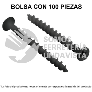 48704 PIJ-1438 BOLSA CON 100 PIJAS #14 X 1-1/2" MULTIUSOS FIERO