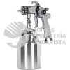 14030 PIPI-340X PISTOLA P/PINTAR SUCCION HVLP VASO ALUMINIO 1.4 MM TRUPER