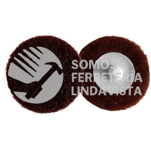 4732 DISCO DE FIBRA DE CAMBIO RAPIDO (ROL-OK) MUY FINO COLOR MARRON (2) TENAZIT