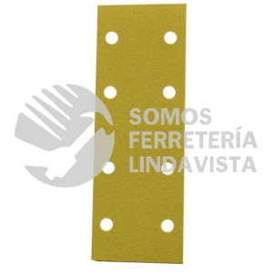 4912 HOJA DE LIJA PREMIUM COLOR VERDE CON 8 PERFORACIONES GRANO 320K (2-3/4"X8") TENAZIT