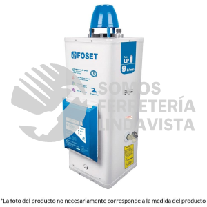 45247 CALE-9P-EN CALENTADOR ELECTRONICO DE PASO 9 L 2 SERVICIOS GAS NATURAL FOSET