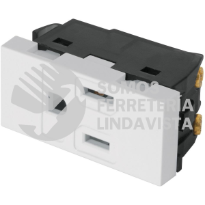 47051 COA-EB CONTACTO ATERRIZADO 1 MODULO LINEA ESPAÑOLA COLOR BLANCO VOLTECK