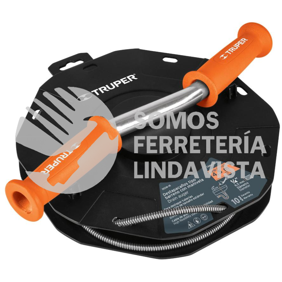 15149 DECAB-45 DESTAPACAÑOS DE 4.5 M TIPO BARRENO CON MANIVELA TRUPER ...