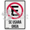 18347 LIN-03 LETRERO DE SEÑALIZACION "NO ESTACIONARSE" 25 X 34 CM TRUPER