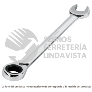 13668 LL-2012MXR LLAVE COMBINADA MATRACA REVERSIBLE 12MMX168 MM LARGO TRUPER
