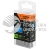 100195 PUDE-1202-15 ESTUCHE CON 15 PUNTAS DE CRUZ PH2 LARGO 2" TRUPER