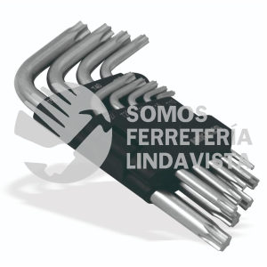JT-9 JUEGO DE LLAVES TORX 9 PIEZAS MIKELS