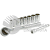 A03M JUEGO DE DADOS Y ACCESORIOS CUADRO DE 1/4" METRICO, 10 PIEZAS SURTEK