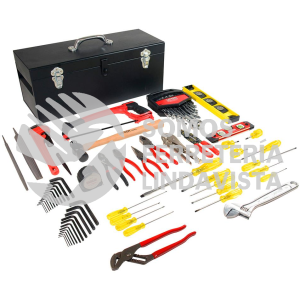 98166 JUEGO BASICO INDUSTRIAL PARA ELECTRICO EN PULGADAS, 65 PIEZAS CON CAJA D7C20 URREA