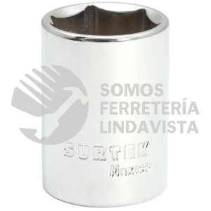 F5832H DADO EN PULGADAS CUADRO DE 1/2", 6 PUNTAS, 1" SURTEK