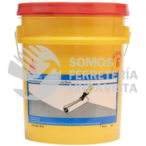 568525 ACRIL TECHO POWER 6 AÑOS BLANCO CUBETA 19 L SIKA CONSTRUCCION