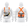 100358 FAJA-XLN FAJA LUMBAR NARANJA C/CINTAS DE ALTA VISIBILIDAD XG TRUPER