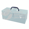 CM16G CAJA PORTAHERRAMIENTAS METALICA GRIS CON CHAROLA 16" X 7" X 6" SURTEK