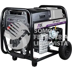 MS237 MOTOSOLDADORA 50-200A, 5,500WTTS, 120V, 14HP CON MARCHA, BATERIA Y LLANTAS AXTECH