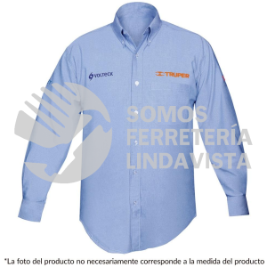 66013 CAM-AZ-LXXXL CAMISA AZUL PARA CABALLERO MANGA LARGA TALLA XXXG TRUPER