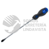 DBE06 DESTORNILLADOR CON MANGO BIMATERIAL, PUNTA PLANA 5/16" X 6" FOY