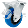 RGO10F RODAJA DE GOMA ELASTICA FIJA AZUL 4" SURTEK