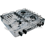 EGAF4 ESTUFA DE GAS 4 QUEMADORES DE ACERO INOXIDABLE SURTEK
