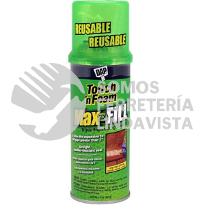 756500 ESPUMA DE POLIURETANO MAX-FILL 12 OZ/340G DAP TOUCH&FOA
