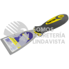 123034 ESPATULA FLEXIBLE DE ACERO DE ALTO CARBON CON MANGO BIMATERIAL 4" SURTEK