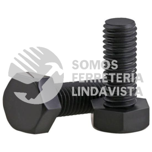 TOR3/8-1 TORNILLO CABEZA HEXAGONAL GRADO 5 NEGRO 3/8" X 1" CUERDA CORRIDA NACIONAL
