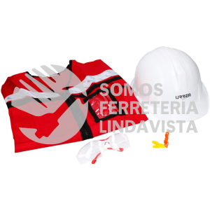JPM4 JUEGO DE EQUIPO DE PROTECCION PERSONAL M, 4 PIEZAS URREA