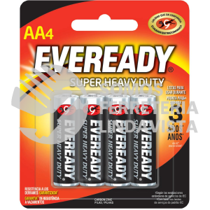 1215-4 PILA ALCALINA EVEREADY "AA", 4 PIEZAS SURTEK