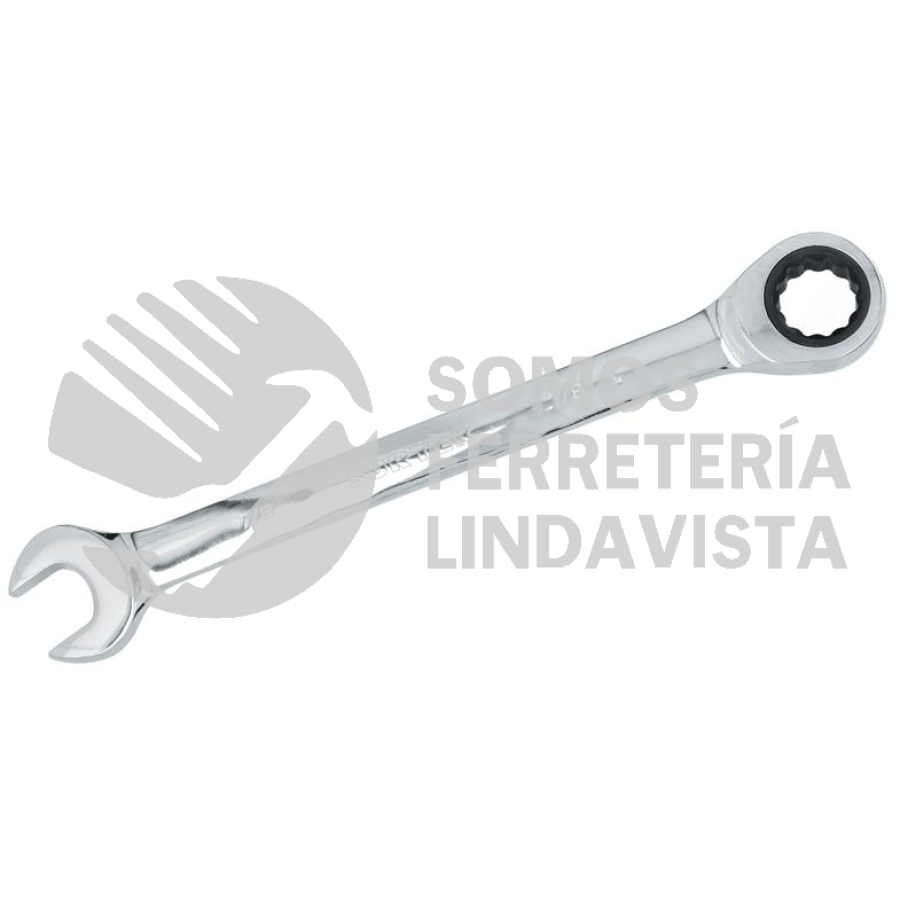 100546 LLAVE COMBINADA PULIDO ESPEJO DE MATRACA EN PULGADAS, 12 PUNTAS, 7/8" SURTEK