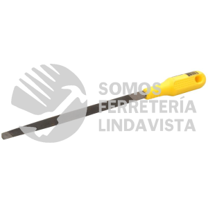120296 LIMA TRIANGULAR CON MANGO PLASTICO 6" SURTEK