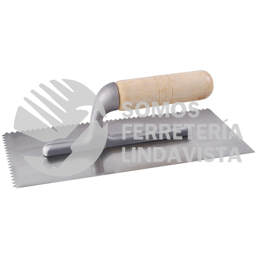 123184 LLANA DENTADA TRIANGULAR DE ACERO AL ALTO CARBON CON MANGO DE MADERA 11" X 5" SURTEK