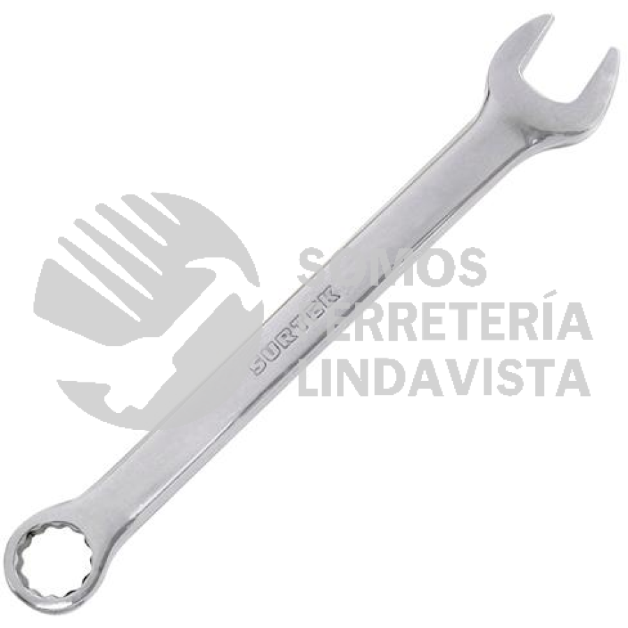 100164 LLAVE COMBINADA PULIDO ESPEJO EN PULGADAS, 12 PUNTAS, 7/16" SURTEK