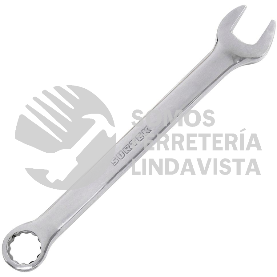 100174 LLAVE COMBINADA PULIDO ESPEJO EN PULGADAS, 12 PUNTAS, 3/4" SURTEK