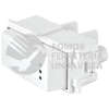 48054 APSEP-EIB INTERRUPTOR DE 3 VIAS CON LUZ PILOTO LINEA ITALIANA BLANCO VOLTECK
