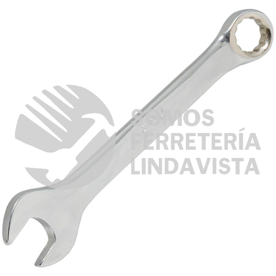 140630 LLAVE COMBINADA PULIDO ESPEJO EN PULGADAS, 12 PUNTAS, 15/16" FOY