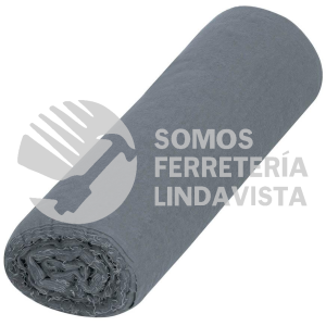 56021 FRA-25G ROLLO DE 25 M DE FRANELA GRIS DE ALGODON KLINTEK