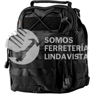 67022 MOLTA-N MOCHILA TACTICA NEGRA DE HOMBRO TRUPER