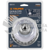 100852 CT-610MR CARDA COPA 4" ALAMBRE TRENZADO FINO MULTI-ROSCA TRUPER