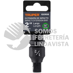 100908 EI-5460 EXTENSION CUADRO 1/2" DE IMPACTO LARGO 2" TRUPER