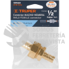 101160 CFM-1/2A JUEGO DE CONECTORES 1/2" MACHO/HEMBRA DE ALUMINIO TRUPER