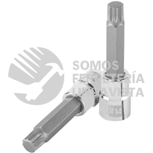101303 D-1214-BL DADO PUNTA LARGA BRISTOL M14 CUADRO 1/2" TRUPER