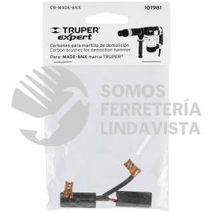 101981 CB-MADE-6NX BOLSA CON 2 CARBONES DE REPUESTO PARA MADE-6NX TRUPER