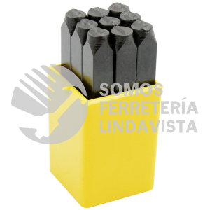 117218 JUEGO DE NUMEROS DE GOLPE 8 MM SURTEK
