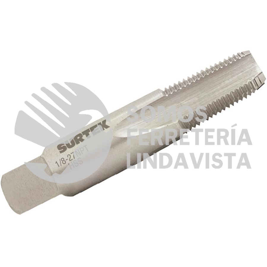 123600 MACHUELOS DE ACERO DE ALTA VELOCIDAD PARA TUBO 1/8-27NPT SURTEK