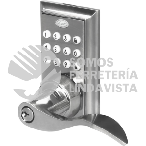 12CD CERRADURA DIGITAL TIPO BOTON CON MANIJA LOCK
