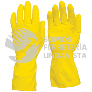 GLFC GUANTES DE LATEX CON FORRO INTERNO DE ALGODON CH SURTEK